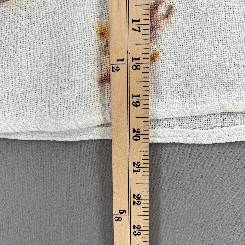 MEO MELI Shirt Womens One Size Hand Dyed Scoop Neck Cotton Linen Gauze Top NWOT - Picture 11 of 11
